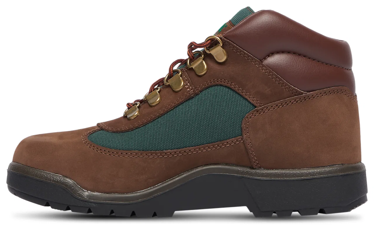 Детские ботинки для мальчиков Timberland Chukka Field Boots, Green Brown — фото 2