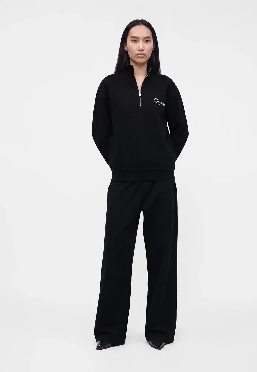 Фирменная толстовка идеального кроя Dsquared2, Black — фото 2