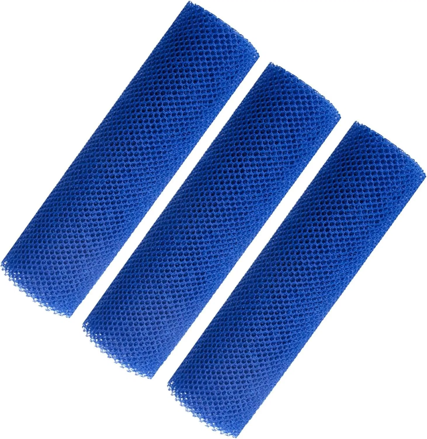 Мочалка для тела, African Mesh Sponge, набор 3 шт, 32x23 см, Синий Generic