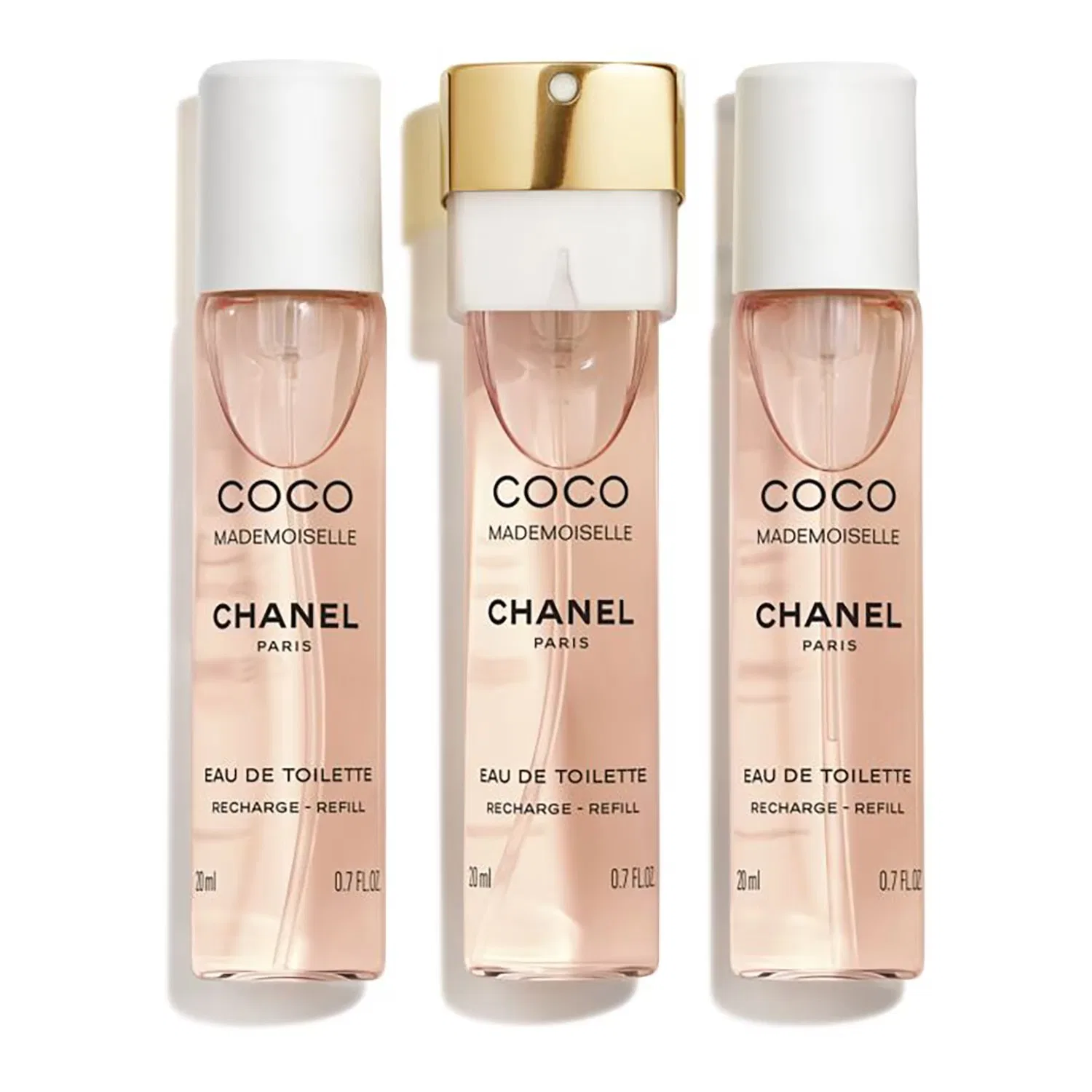 Туалетная вода COCO MADEMOISELLE, набор из 3 флаконов по 20 мл, CHANEL, Nachfüllung
