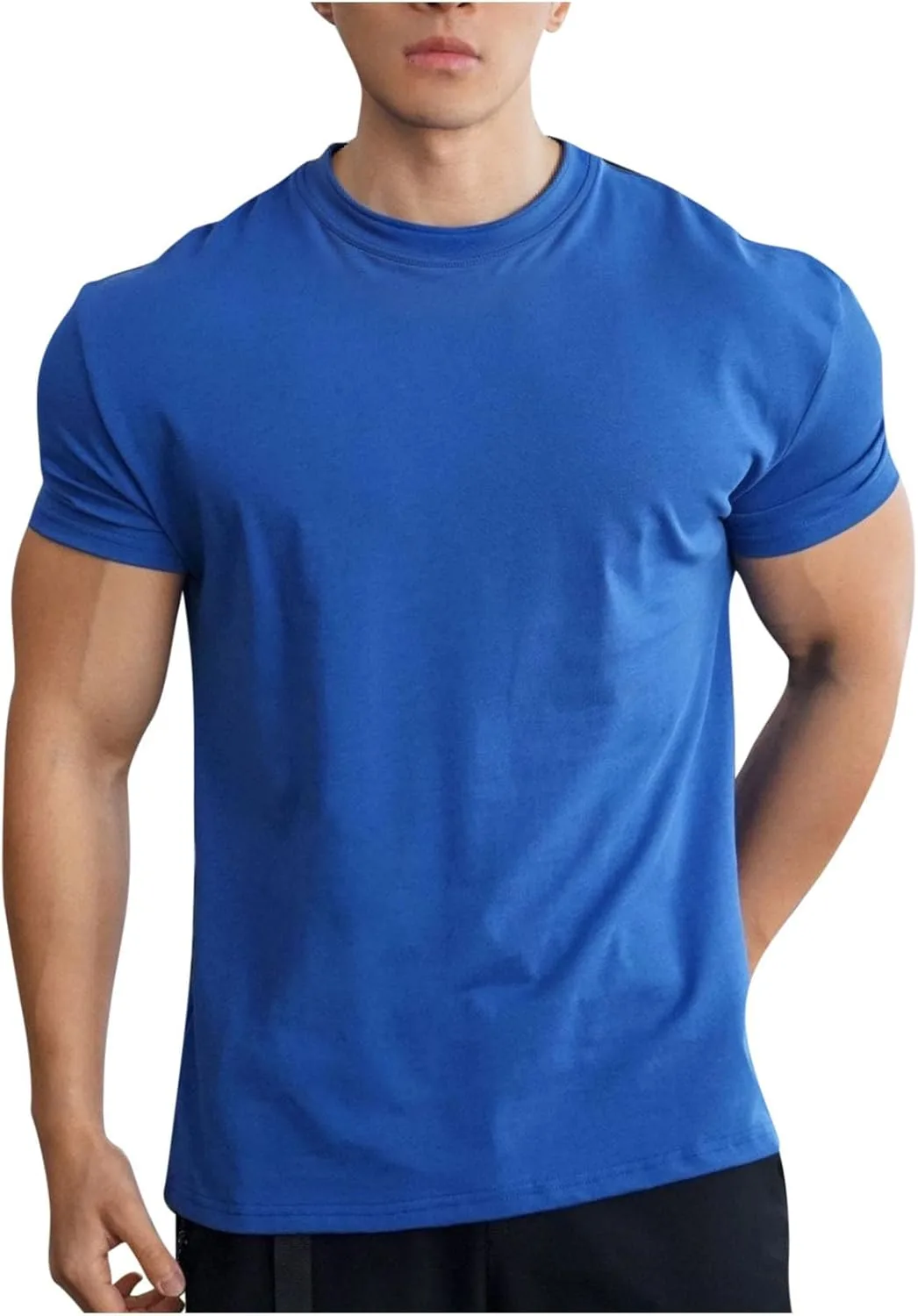 

Мужская футболка для тренировок 2025, короткий рукав, дышащая, UPF 50+ Xiaojmake