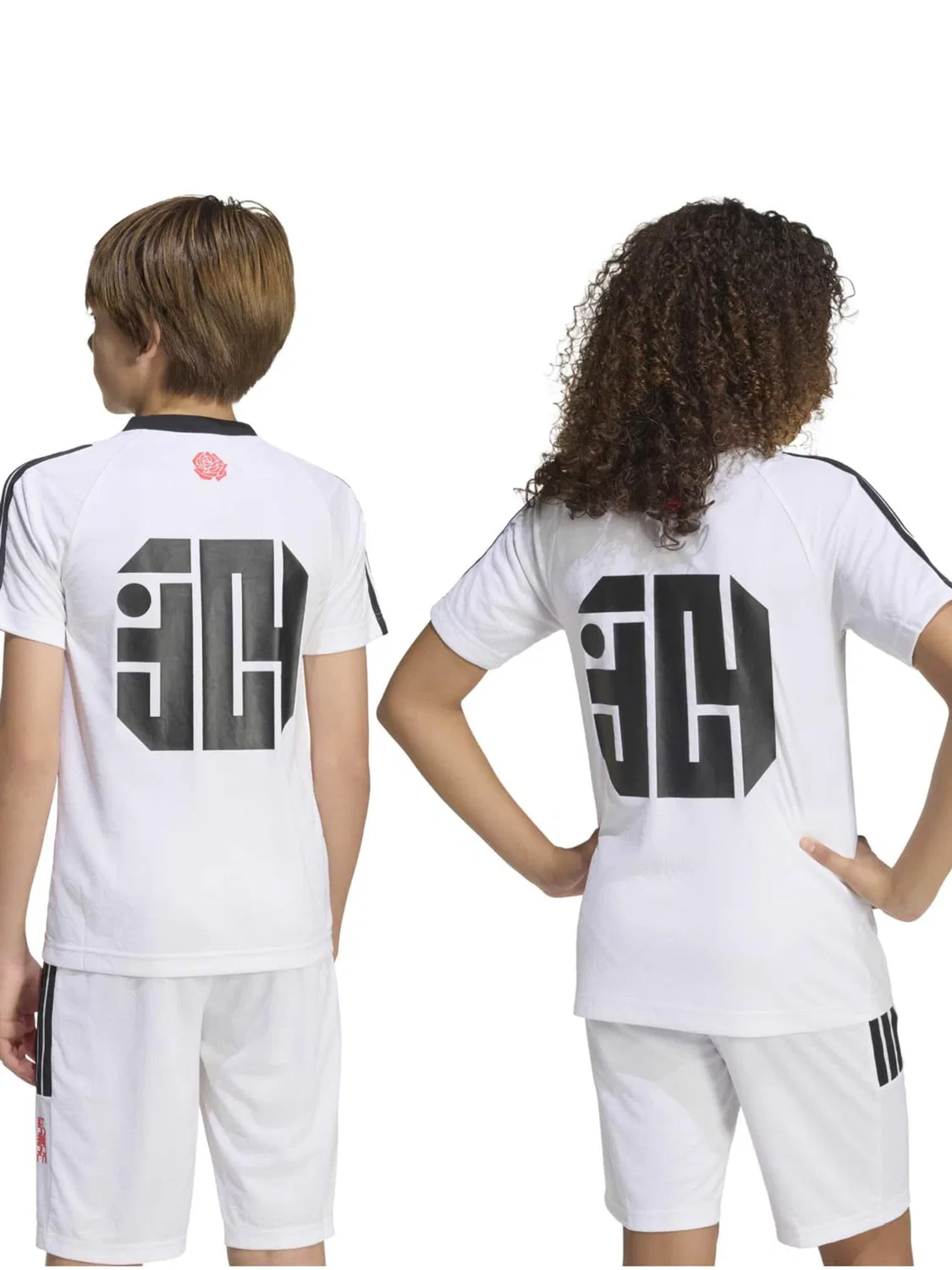 Спортивная футболка Adidas Performance Shirt LY белого цвета — фото 3