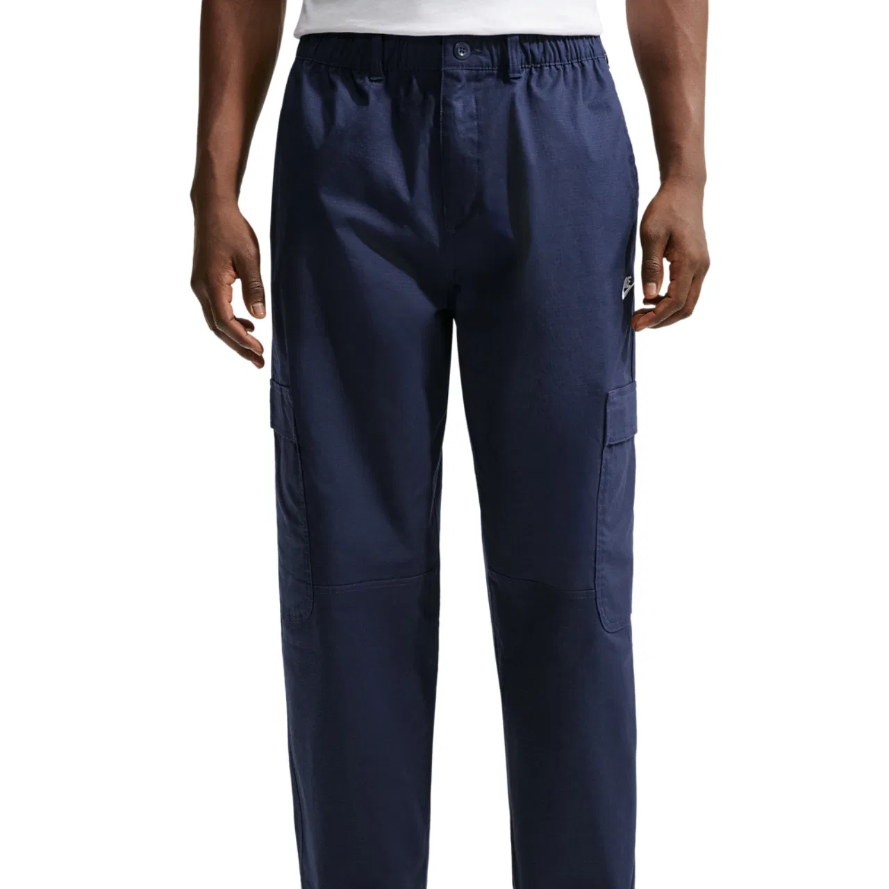 Мужские брюки-карго свободного кроя Club Woven Cargo Pants Nike, Obsidian/White