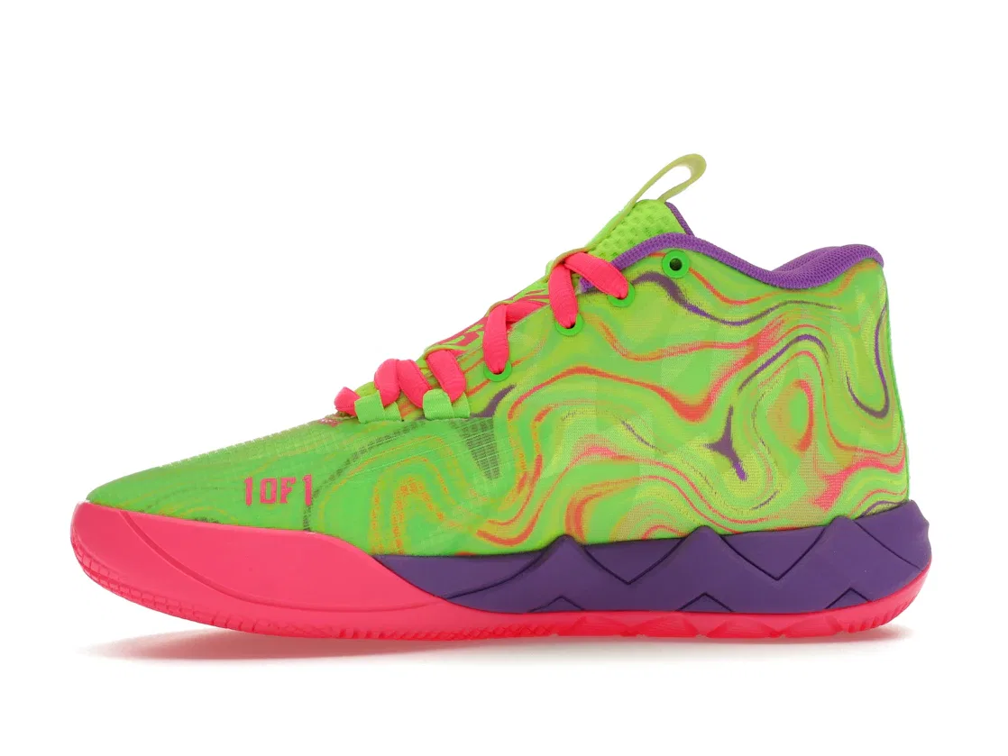 Детские кроссовки Puma LaMelo Ball MB.01, Purple Glimmer/Knockback Pink — фото 3