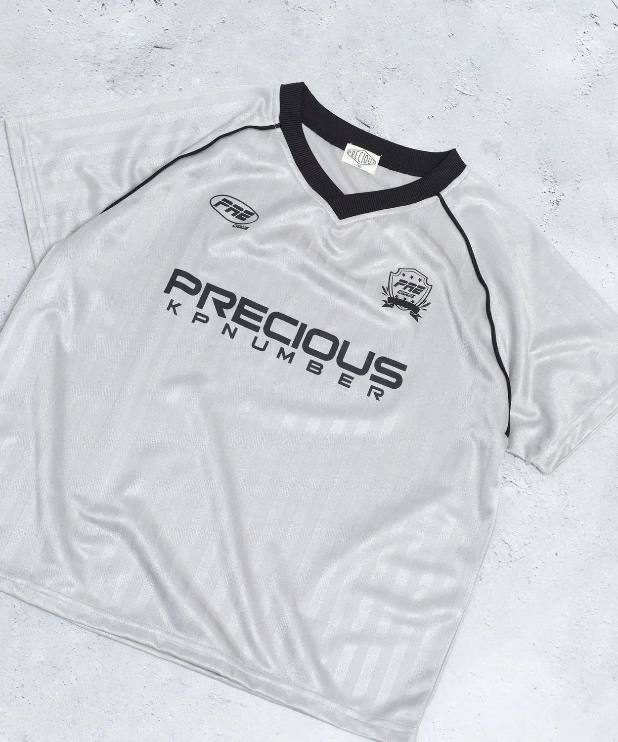 Детская футболка с принтом и полосками Game Shirt FUNALIVE, Grey
