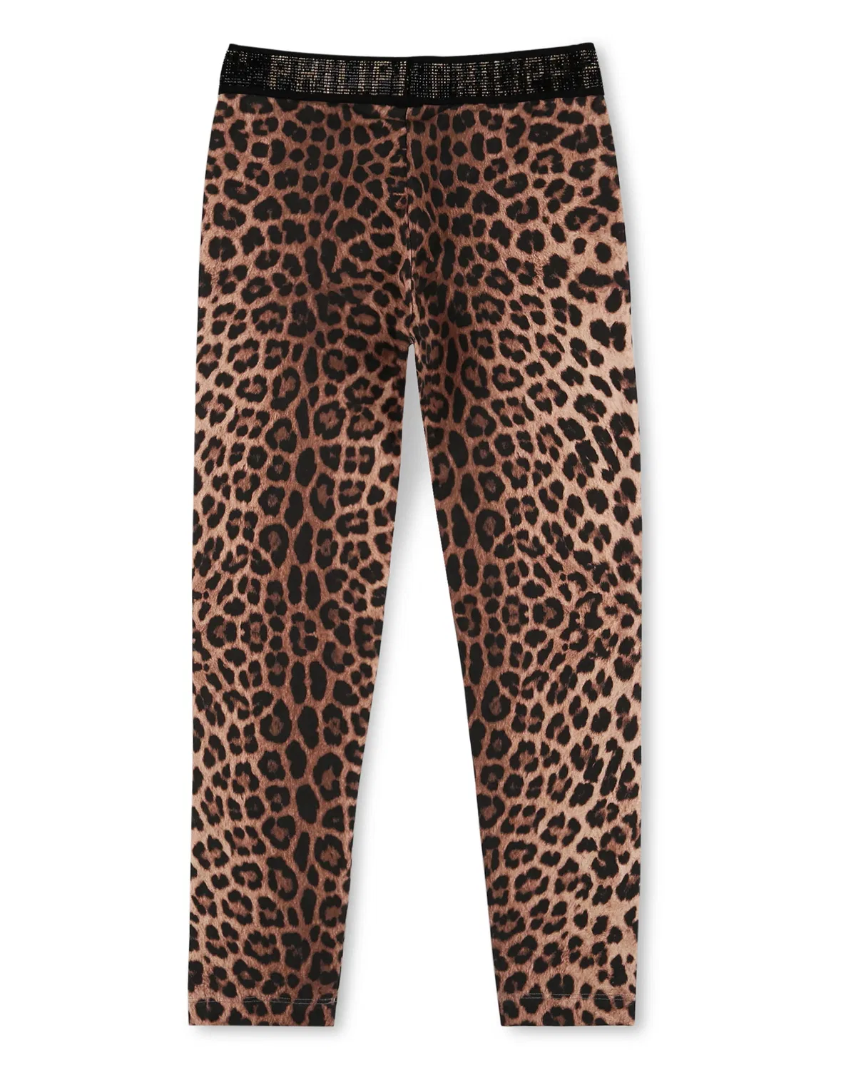Детские леггинсы хлопковые PHILIPP PLEIN, Leopard — фото 3