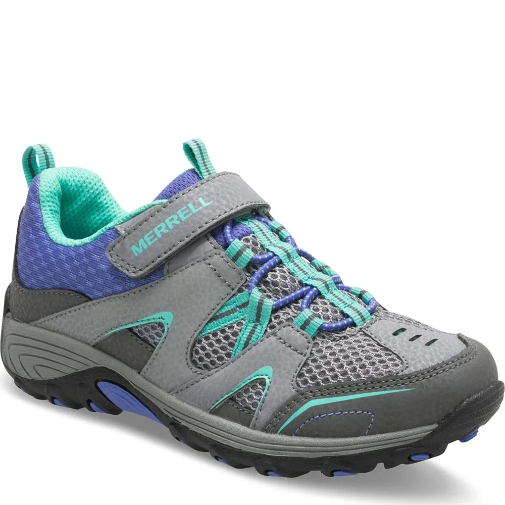 Детские ботинки для мальчиков с принтом Trail Chaser Hiking Shoe Merrell, Grey Multi — фото 2