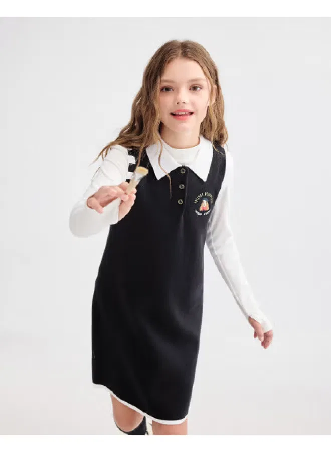 Платье-жилет универсальное с новогодним принтом Hush Puppies