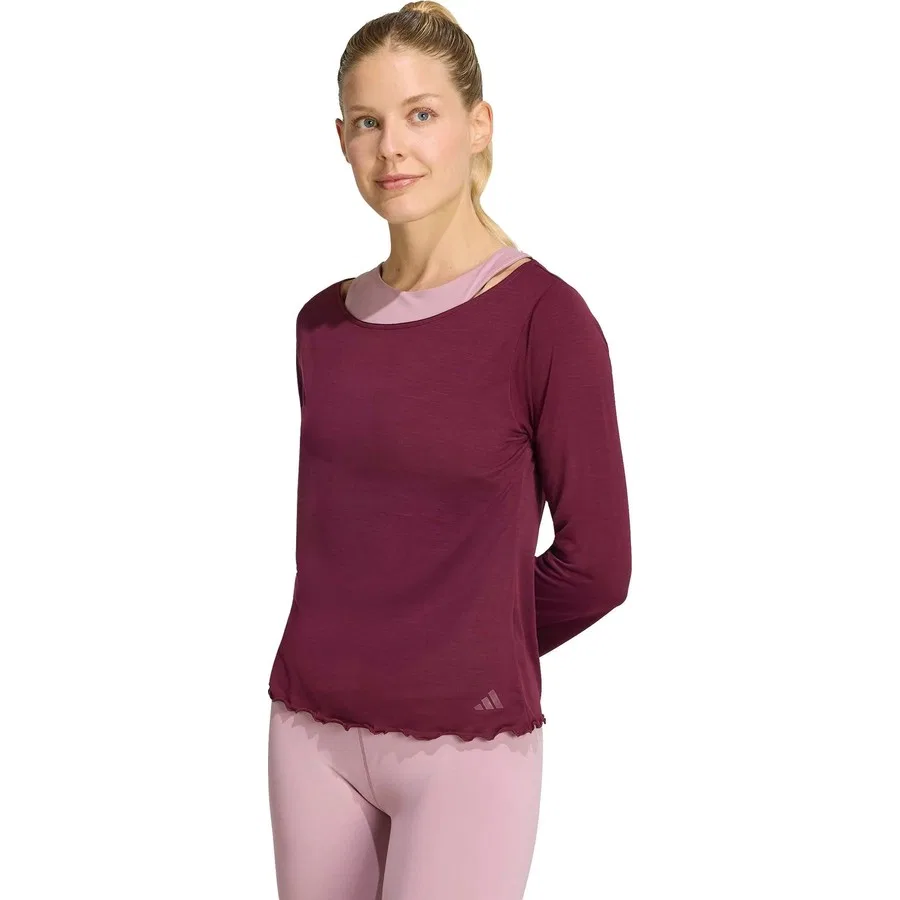 Футболка с длинным рукавом Motion Ls adidas, Maroon