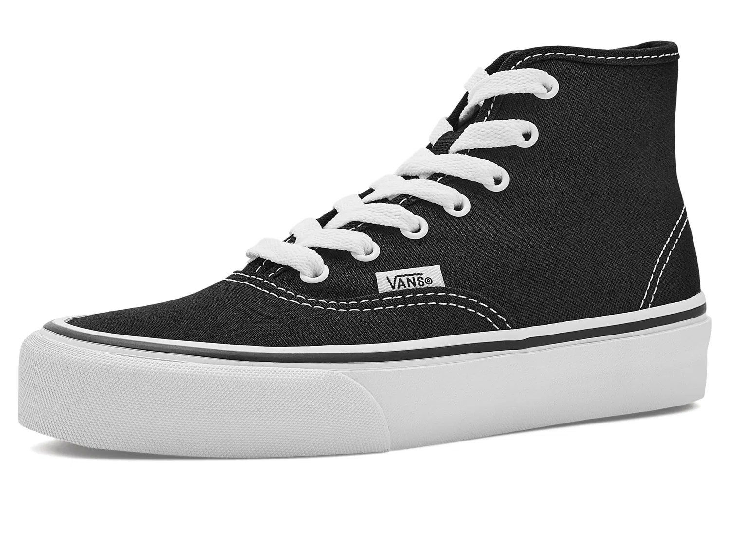 Кроссовки Authentic Hi 2.0 (для больших детей) Vans Kids, Black/True White