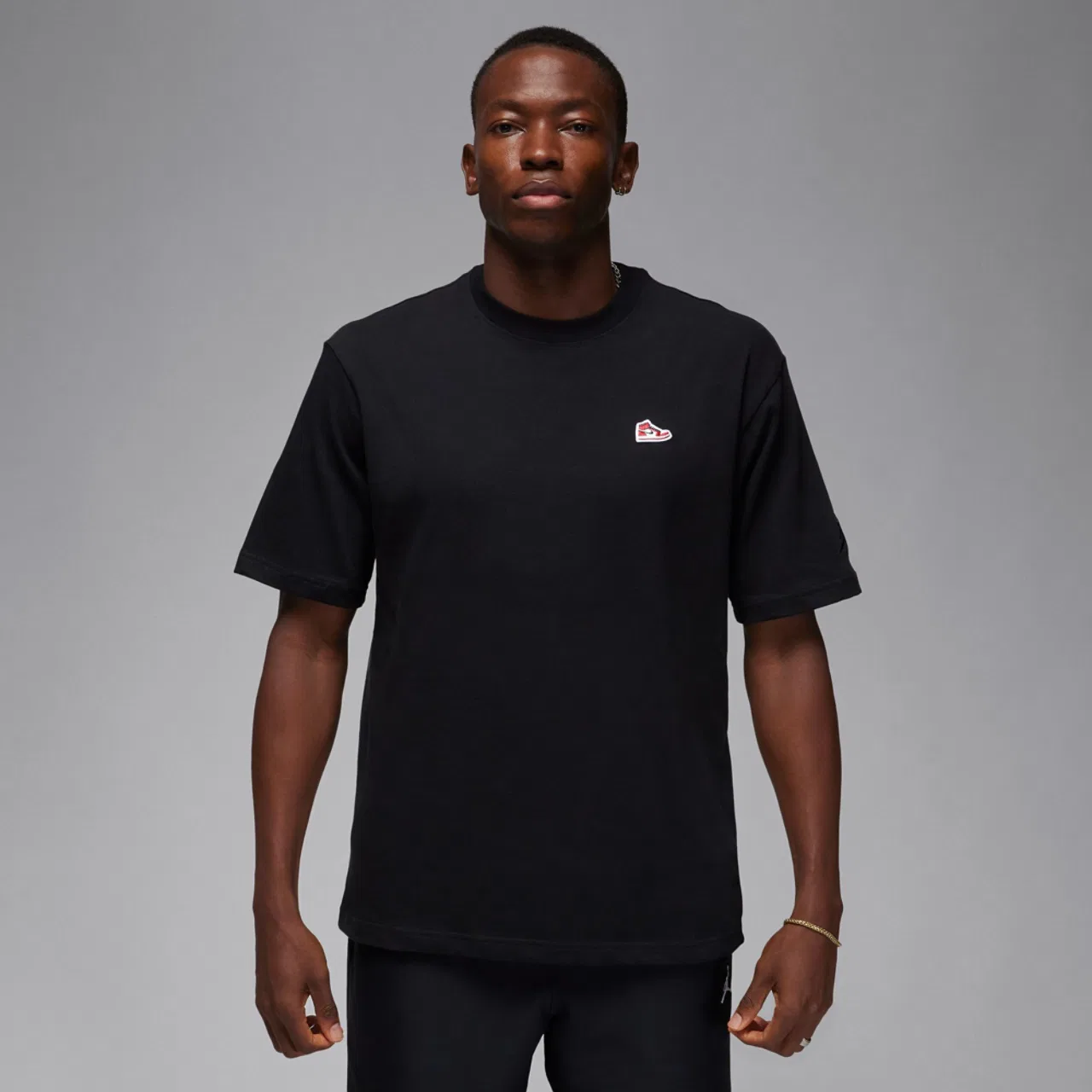Мужская футболка Pitch Short Sleeve Jordan, черный/красный