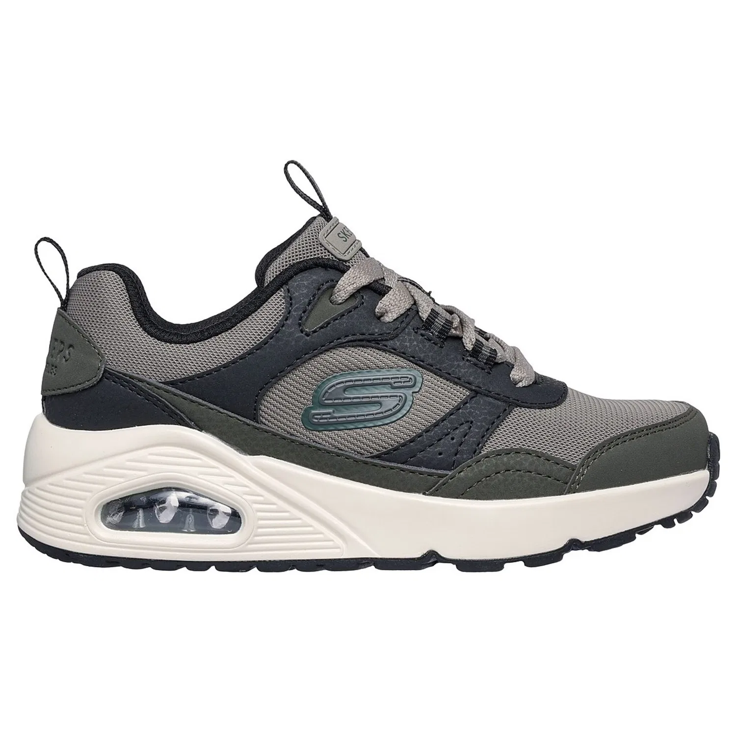 Детские кроссовки с воздушной подушкой Skechers, Brown/Black — фото 4