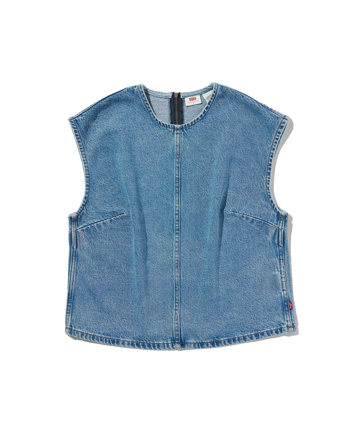 Женская футболка из денима с коротким рукавом Levi's, Indigo Blue — фото 4