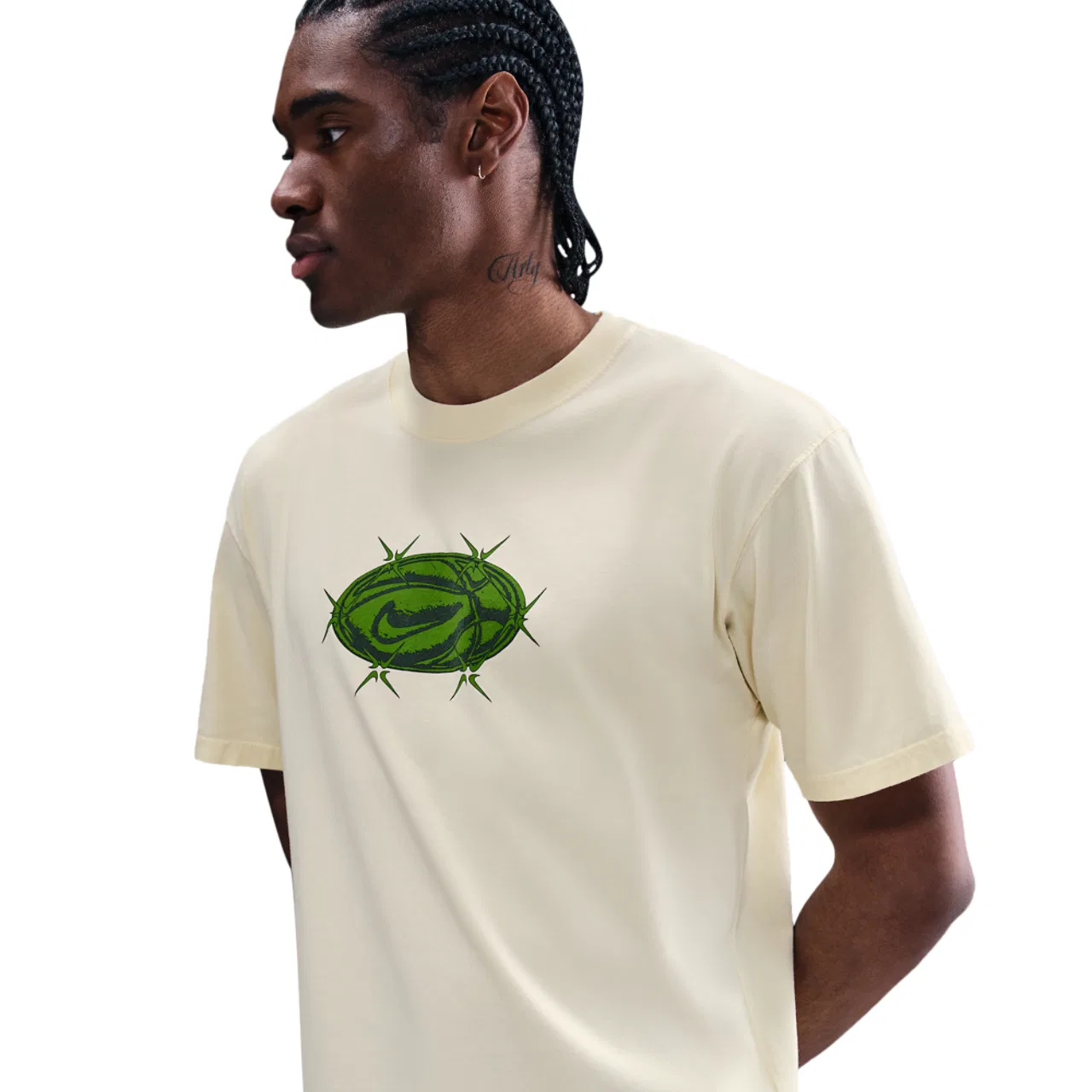 Футболка мужская M90 Streetball Nike, цвет Coconut Milk