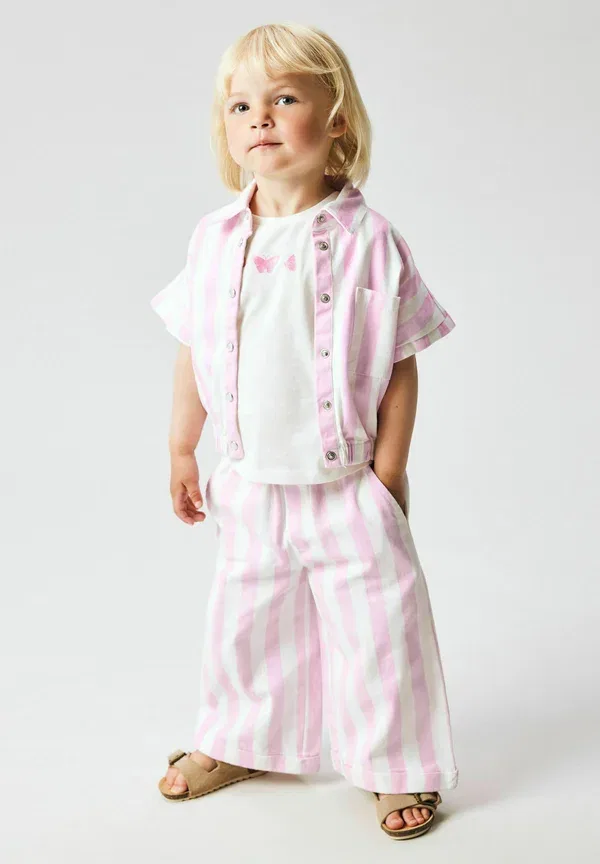 Брюки хлопковые Regular fit Name It Cradle Pink, розовый