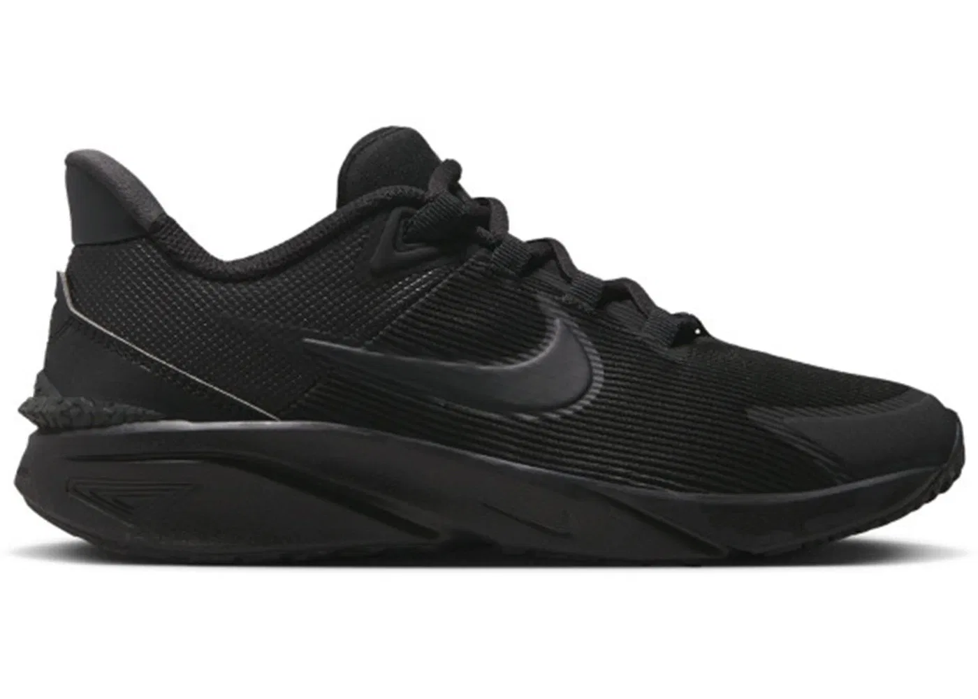 Детские кроссовки для бега с технологией Next Nature Nike Star Runner 4, Black/Black/Anthracite/Black