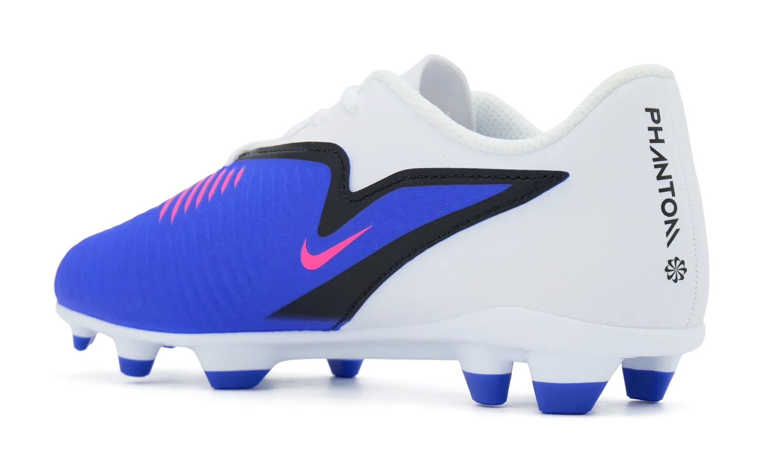 Детские футбольные бутсы с низким профилем Nike JR PHANTOM 6 LOW CLUB FG/MG, синий — фото 3