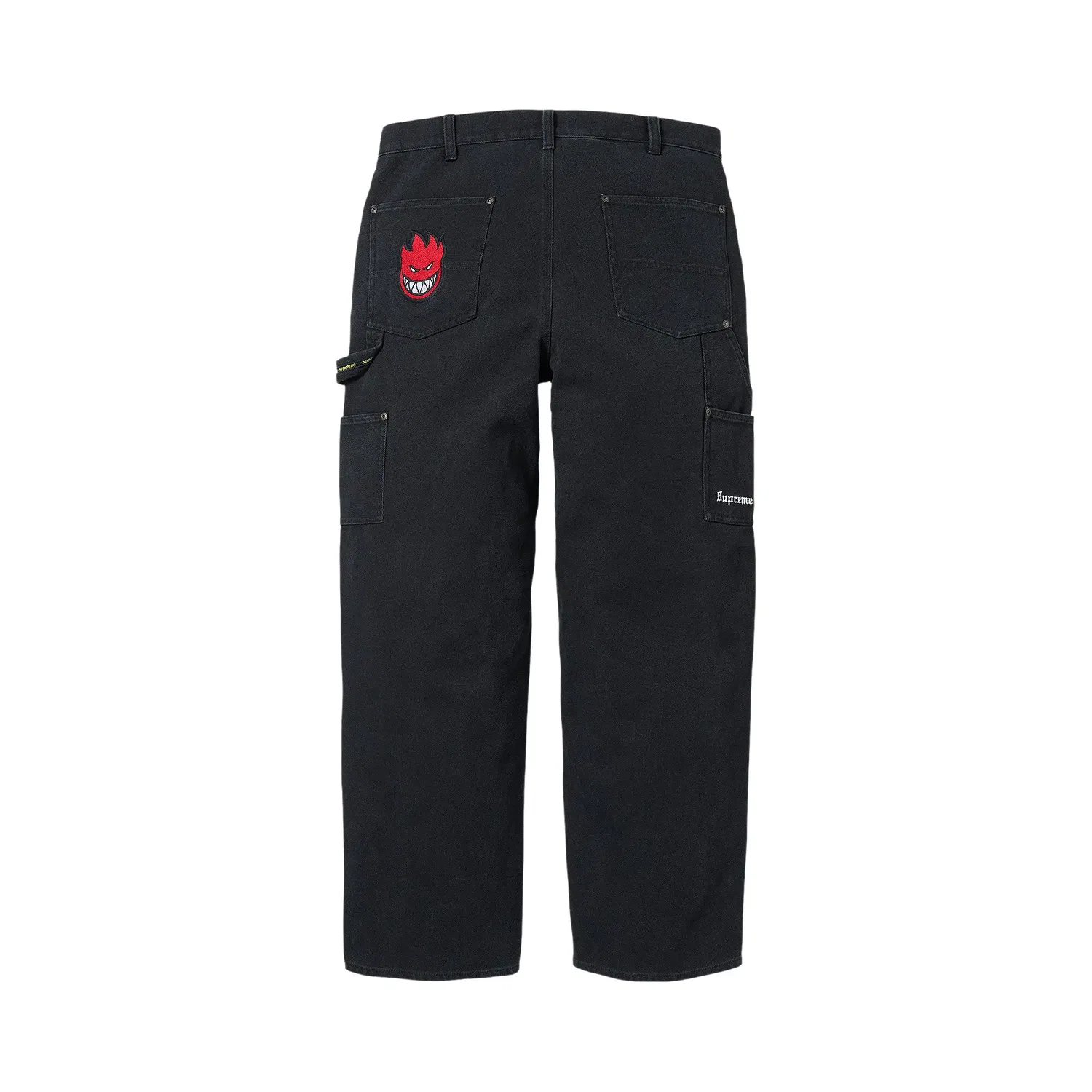 Брюки Supreme x Spitfire Double Knee Painter Pant, черный — фото 2