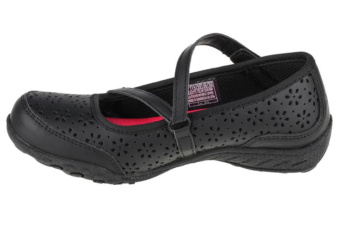 Детские спортивные кроссовки для девочек Breathe Easy Playground Popp Skechers, Schwarz — фото 2