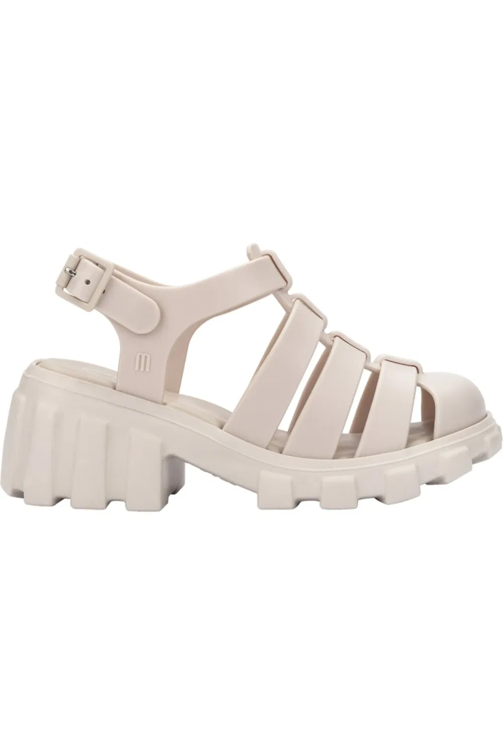 Сандалии детские платформа fisherman Megan Mini Melissa, бежевый — фото 2