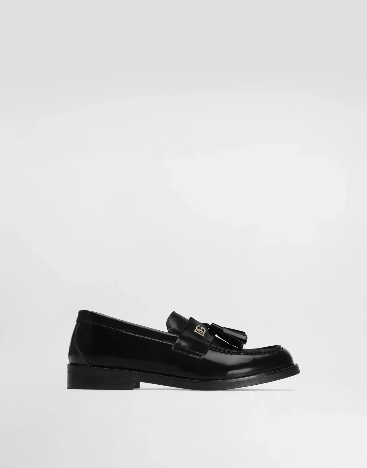 Лоферы из телячьей кожи Dolce & Gabbana, черный