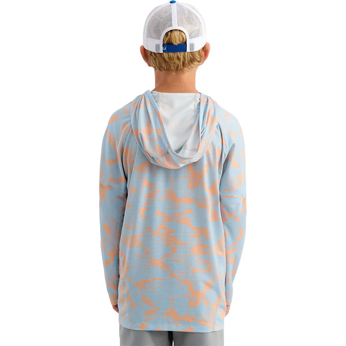 Детское худи с принтом Icon Printed Hoodie Huk, Coral Reef — фото 4