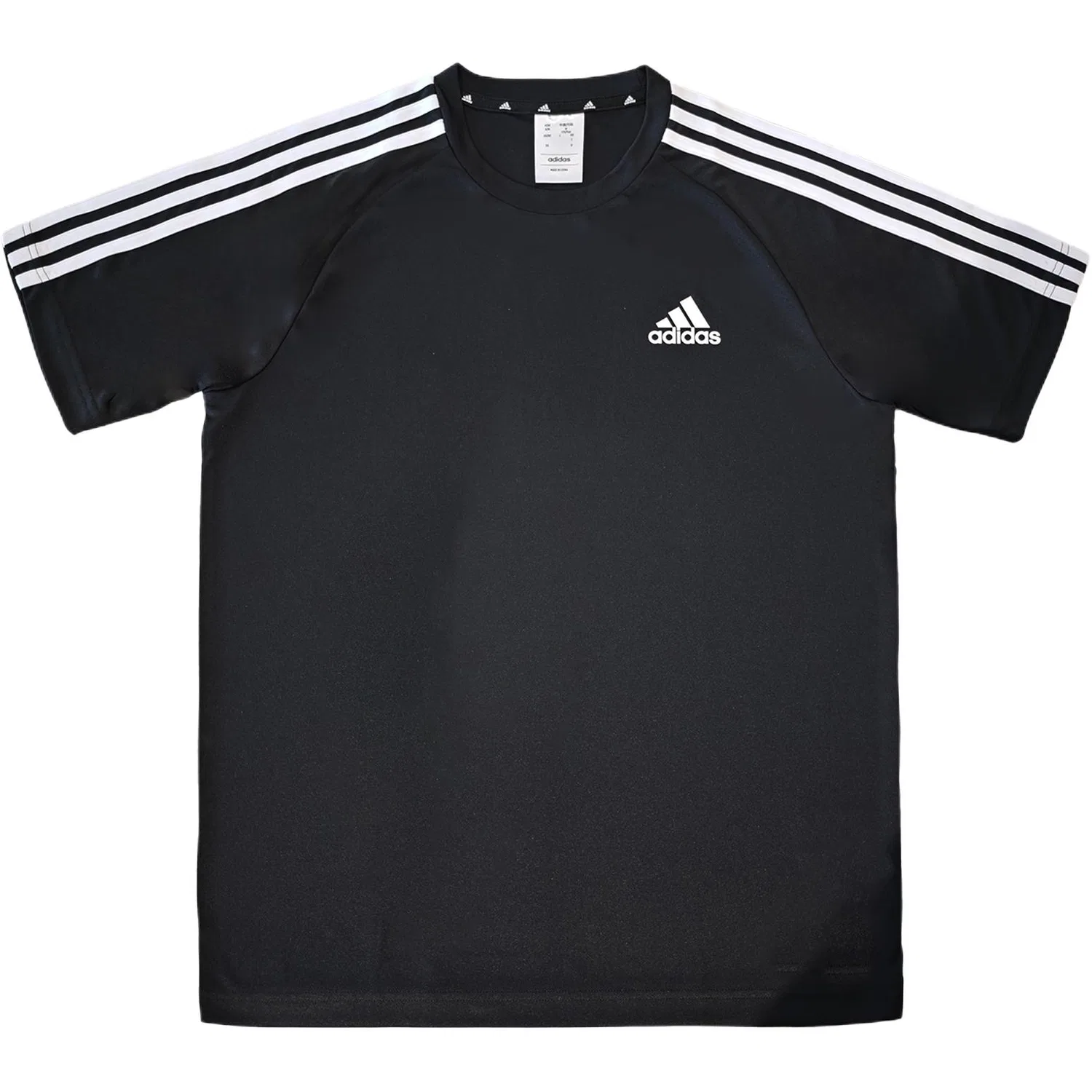 Мужская футболка с принтом Football T Shirts Adidas, Black White — фото 3
