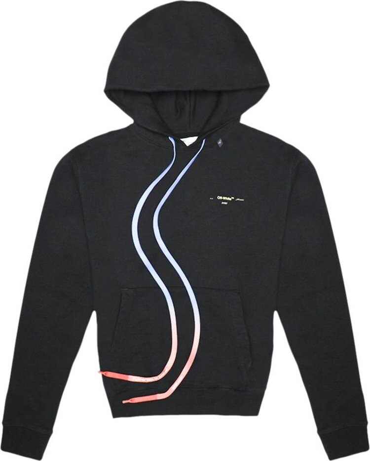 

Худи Off-White Acrylic Arrows Incomplete Hoodie 'Black', черный