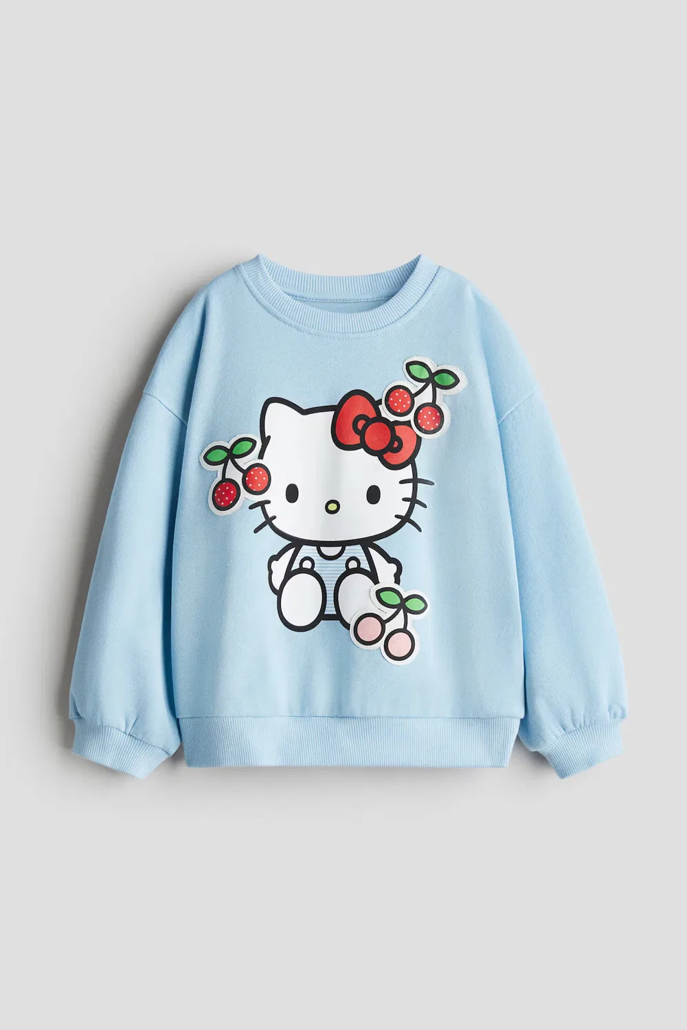 Хлопковая толстовка с принтом H&M, Hellblau/Hello Kitty