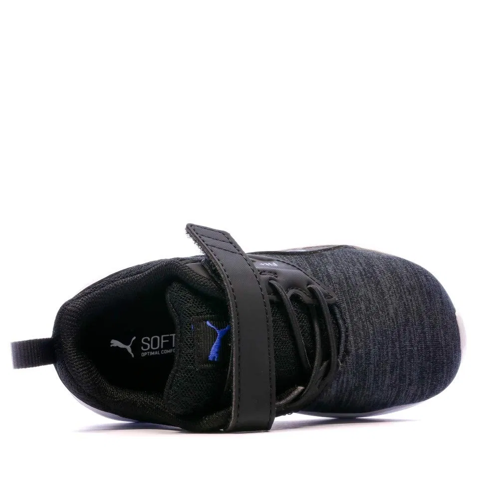 Детские кроссовки с закрытым носком Comet V Inf PUMA, Black PUMA Black Palace Blue — фото 4