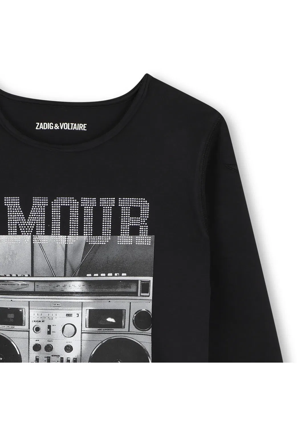 Tee-Shirt manches longues - футболка с длинными рукавами Zadig & Voltaire, Black