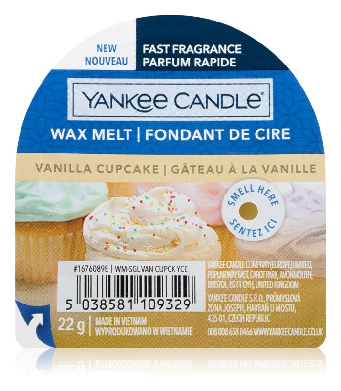 

Воск для аромалампы Yankee Candle Vanilla Cupcake