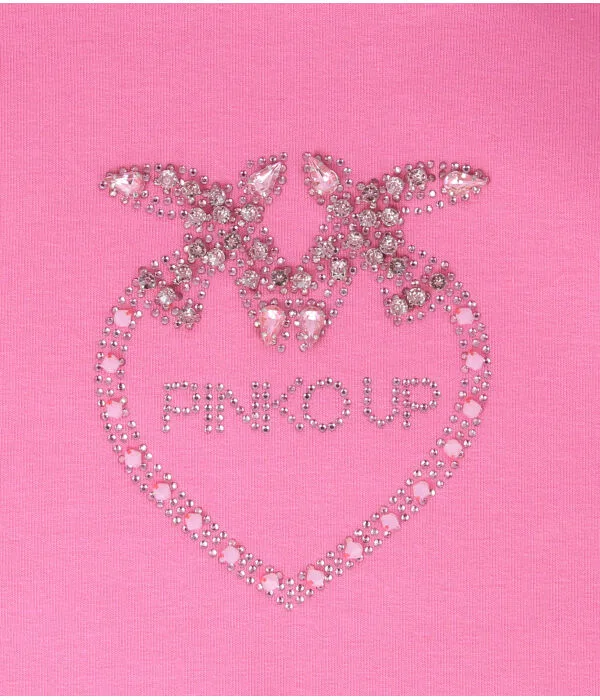 Детский пуловер для девочек хлопковый Pinko Up, Rosa — фото 3