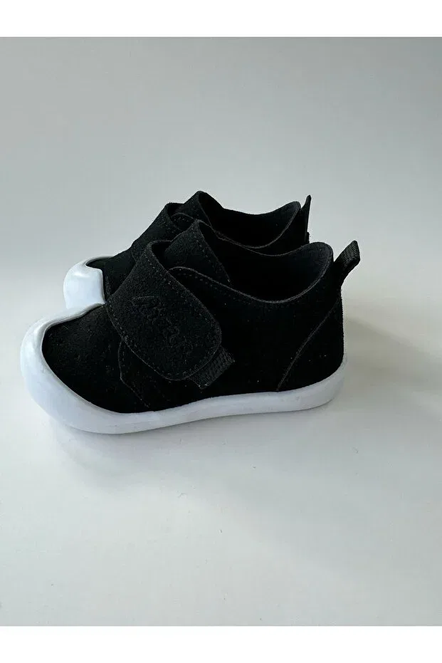 Детские туфли для новорожденных ортопедические Macco Shoes, Black — фото 4