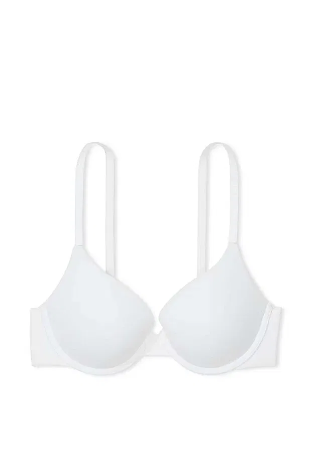 Женский бюстгальтер с пуш-апом Push-Up Perfect Shape Smooth Bra Victoria'S Secret, Vs White — фото 4