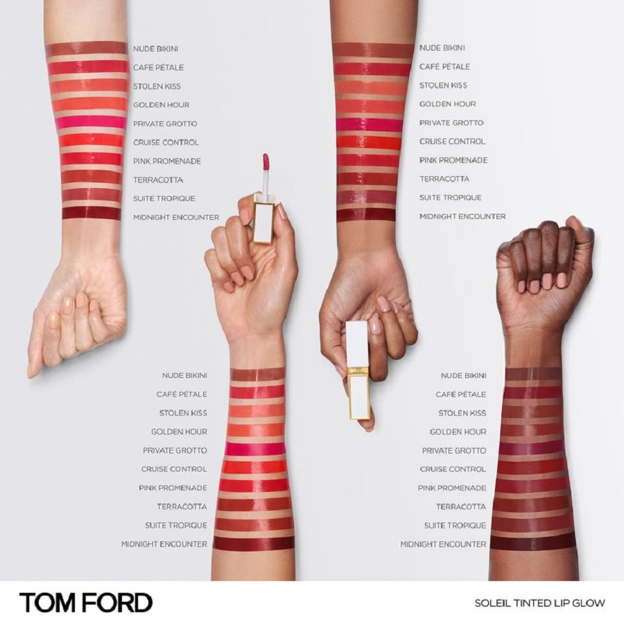 Оттеночный блеск для губ Tom Ford Soleil, private grotto, 6 мл — фото 4