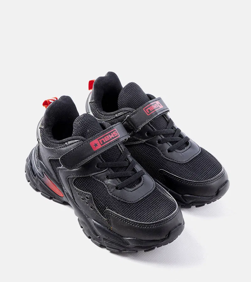 Детские кроссовки 33 размера на липучках Ansel Inna Marka, Черный — фото 3