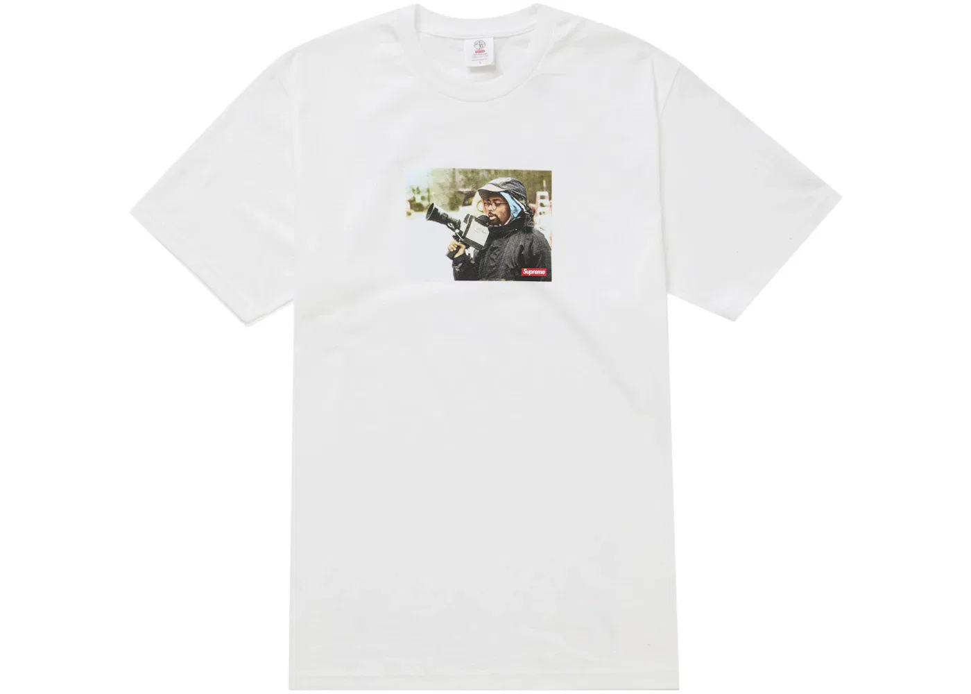 Мужская футболка с принтом Supreme 40 Acres Spike Tee, White