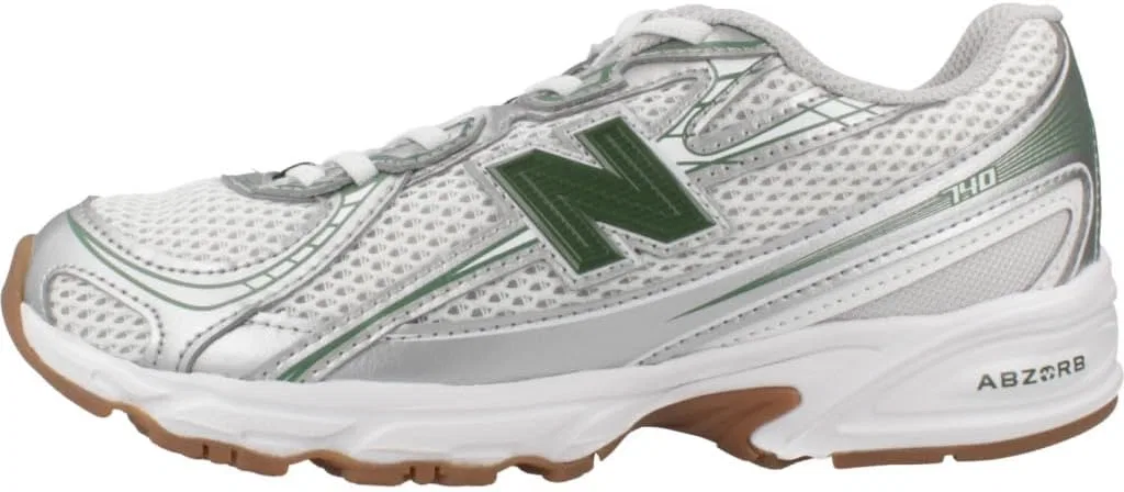 Детские кроссовки для девочек New Balance 740 Bungee GS, Grey/Green-White — фото 2