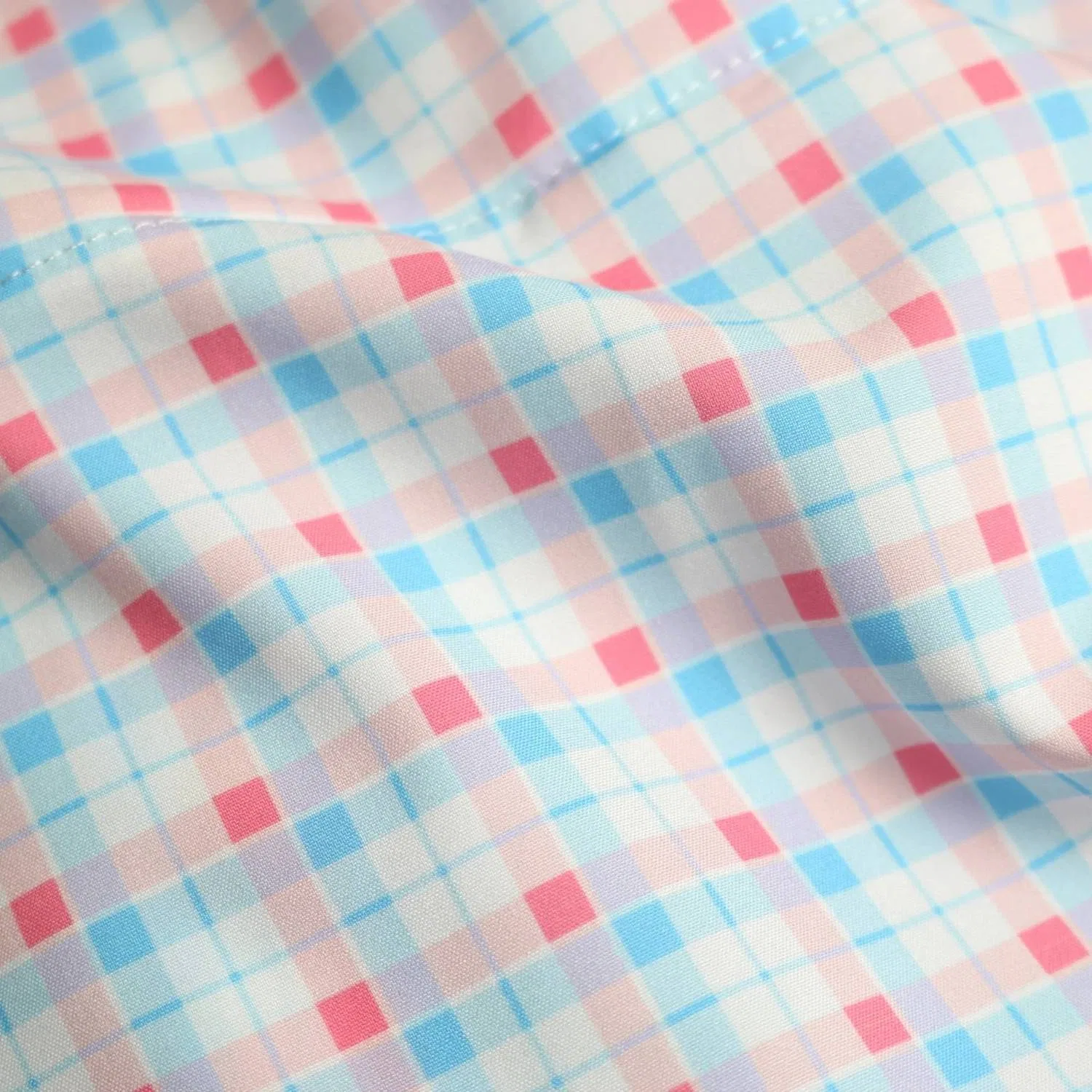Детская рубашка для мальчиков с коротким рукавом на кнопках Liberty Plaid Pearl Snap синийBlue Quail Clothing Co., синий — фото 3