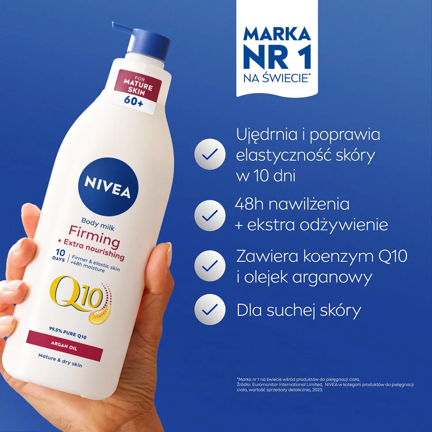 Лосьон для тела с коэнзимом Q10 и аргановым маслом NIVEA, 2 шт, 400 мл — фото 2