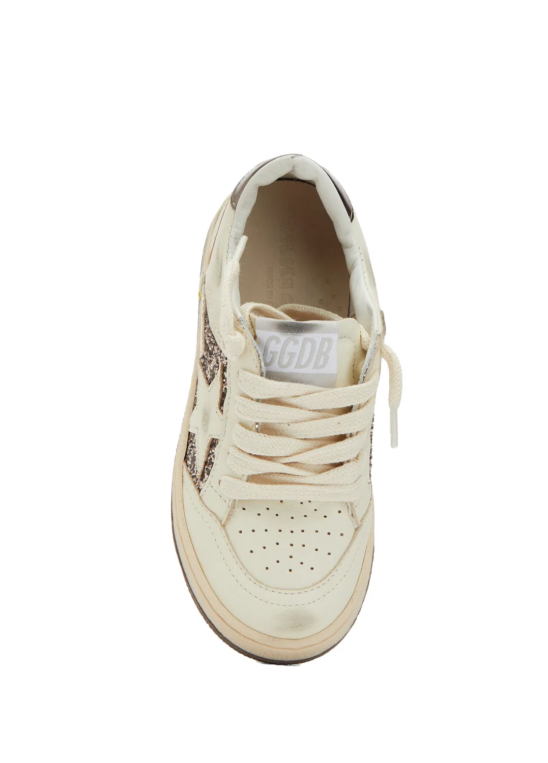 Кроссовки детские Golden Goose Ball Star, многоцветный белый — фото 4