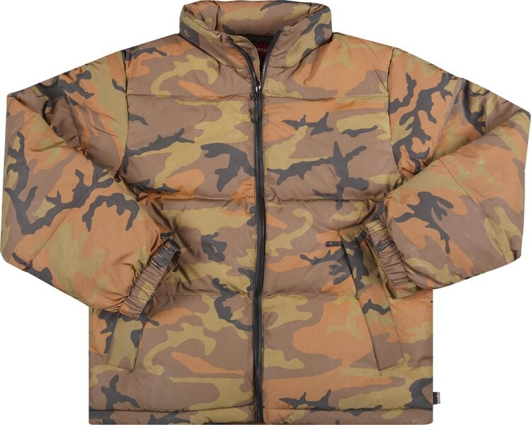 

Куртка Supreme Reflective Camo Down Jacket 'Orange', оранжевый