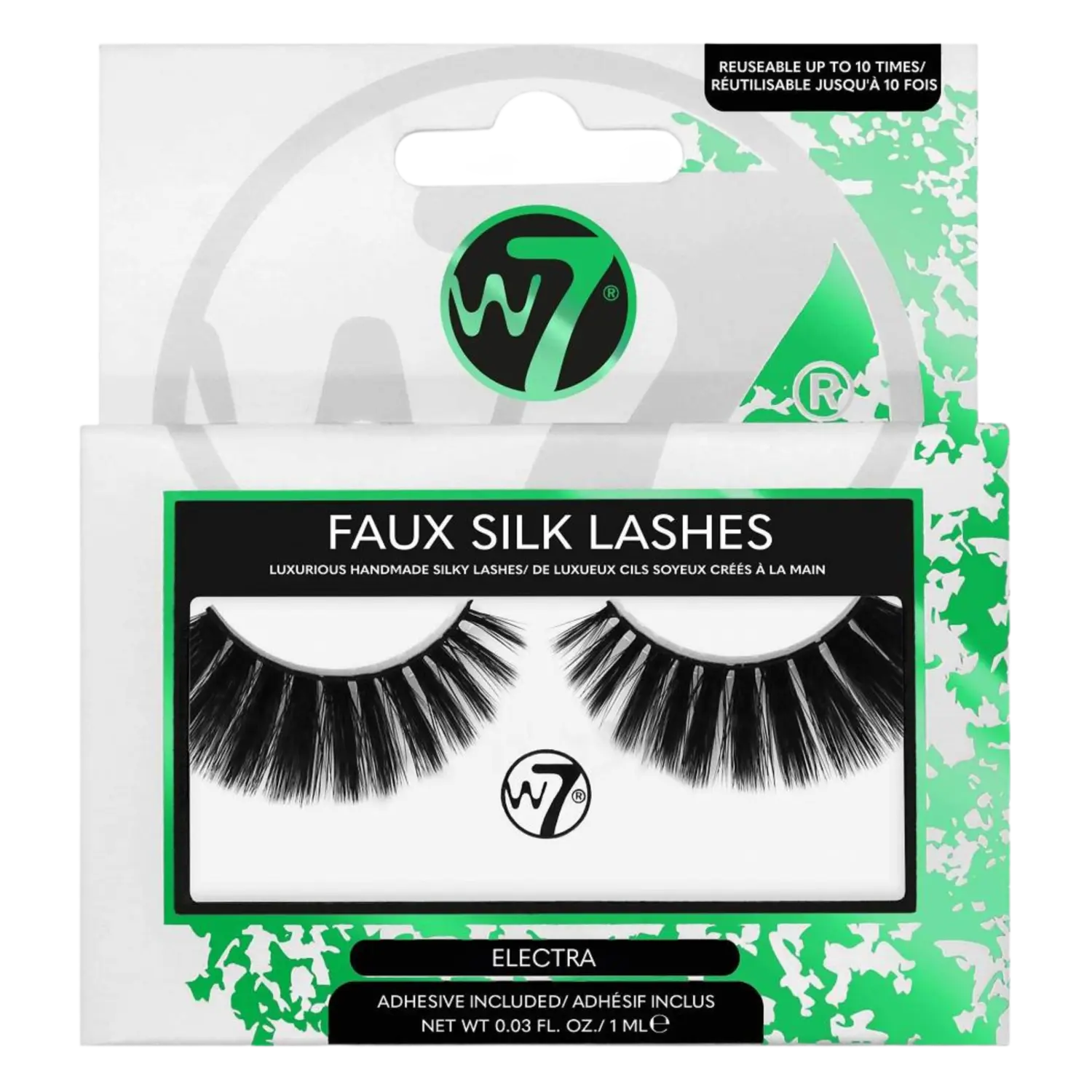 

W7 3D Faux Silk накладные ресницы Electra, 2 шт/1 упаковка