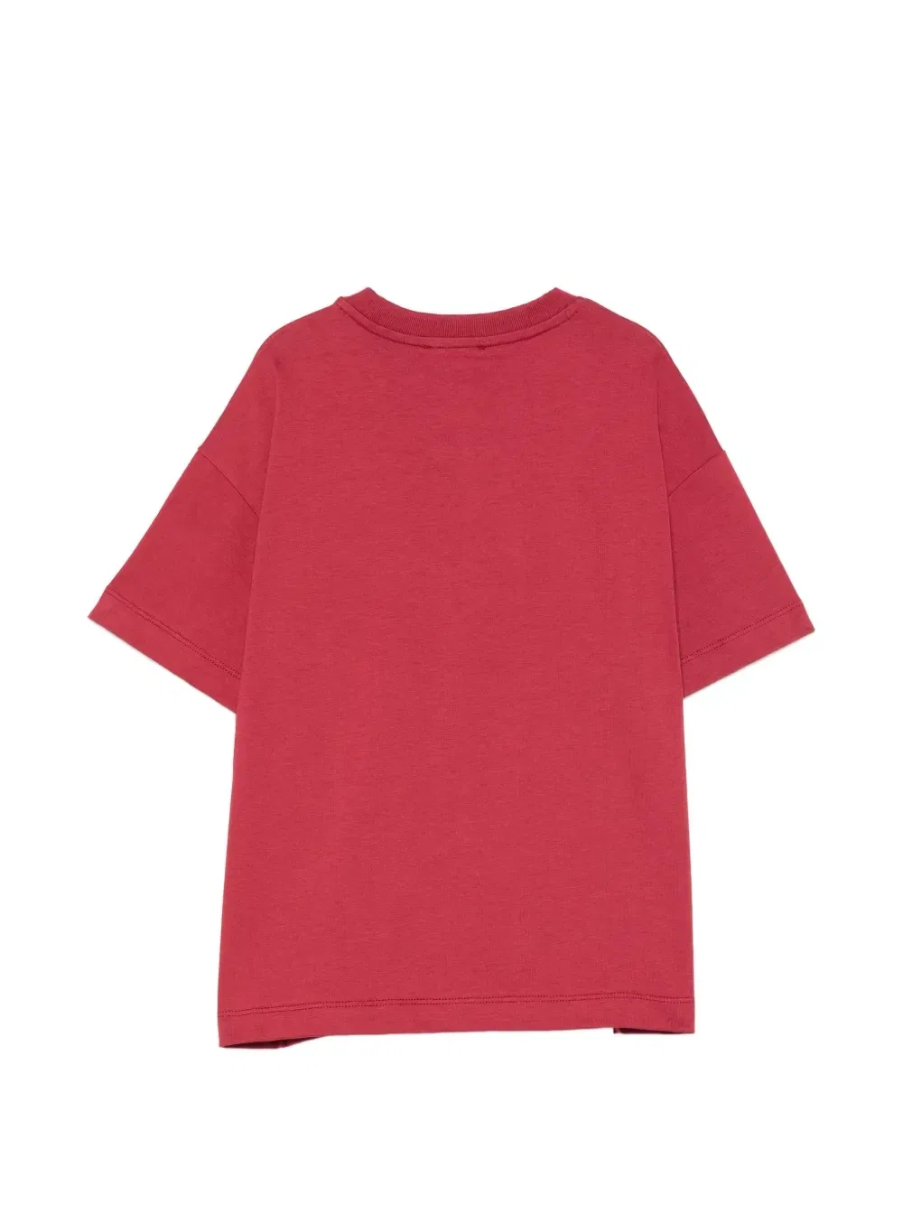 Футболка с нашивкой в виде логотипа Пегаса Etro Kids, красный — фото 2
