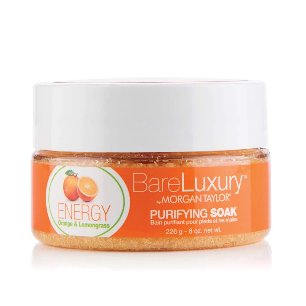 Соль для ванны Morgan Taylor BareLuxury Energy Orange & Lemongrass, 237 мл, Оранжевый и Лемонграсс
