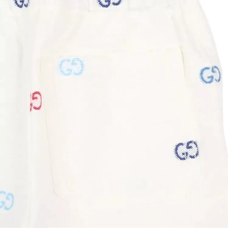 Детские шорты для мальчиков с принтом Baby Shorts Moderate GUCCI — фото 4