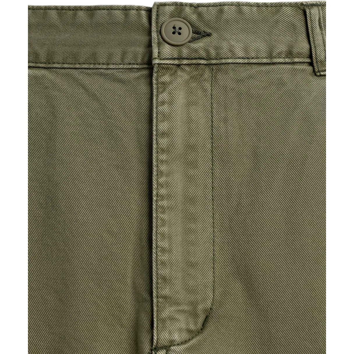 Мужские карго-брюки цвета хаки ZARA, Khaki — фото 4