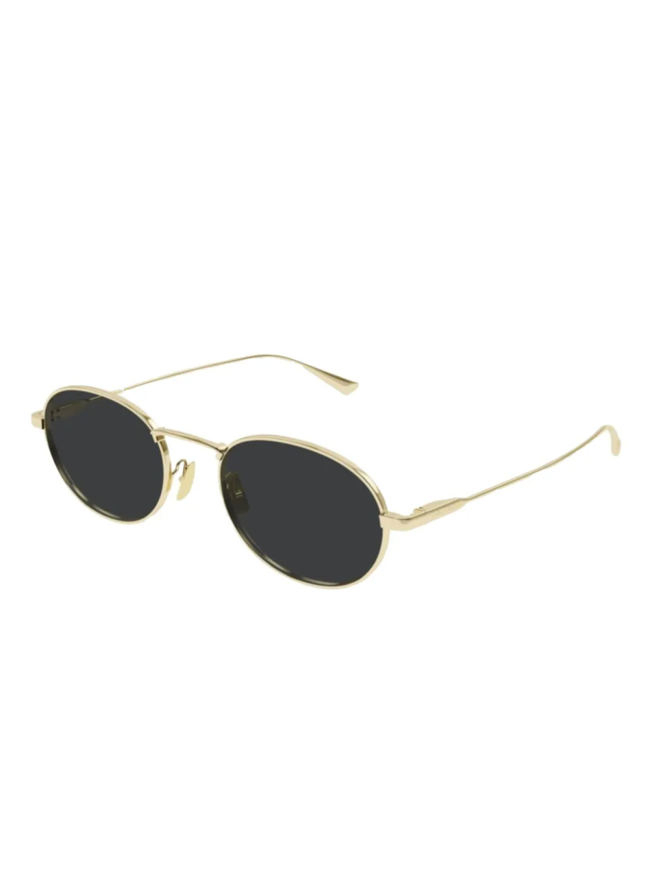 Солнцезащитные очки Saint Laurent Eyewear в круглой оправе, золотой — фото 2