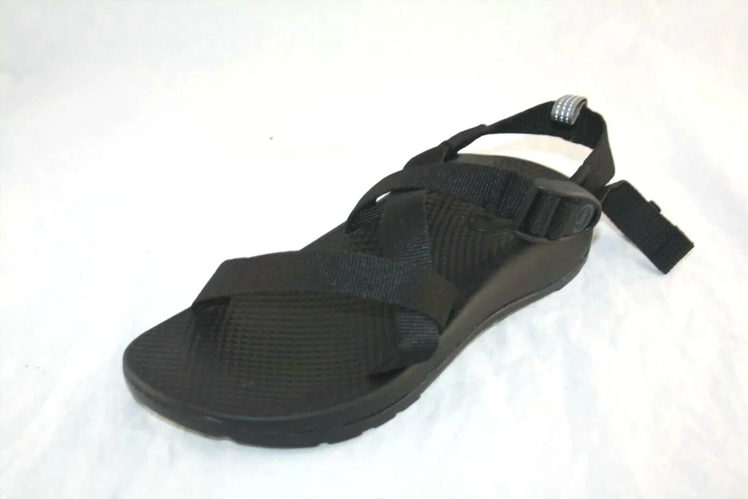 Детские сандалии с открытым носом и контурной стелькой Z/1 Eco Tread Chaco, черный — фото 2